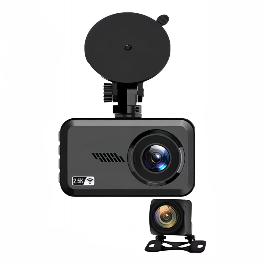3 Channel Dash Cam 2K 1296P Night Vision IMX415 Sensor Cabin Rear Camera WiFi APP Control