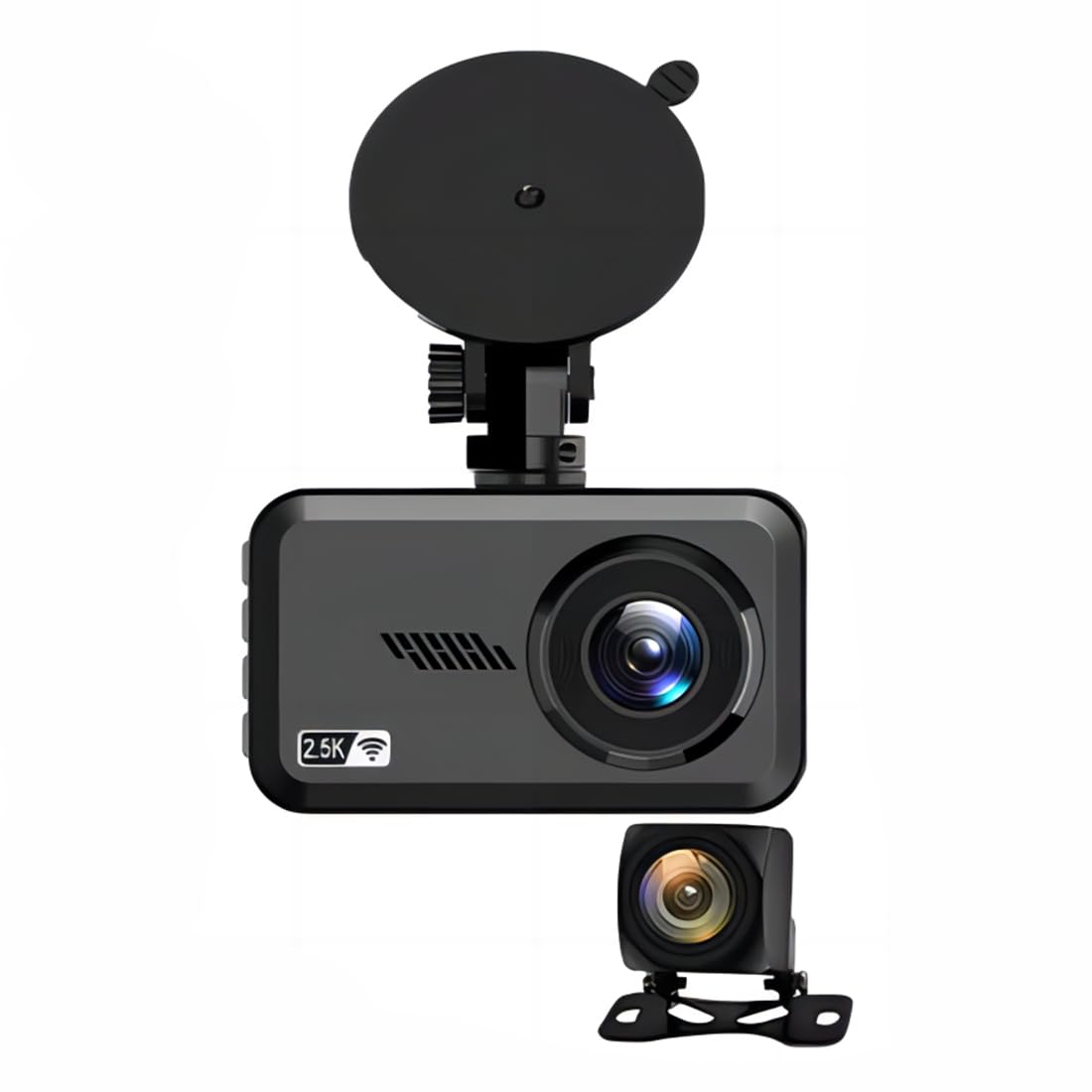 3 Channel Dash Cam 2K 1296P Night Vision IMX415 Sensor Cabin Rear Camera WiFi APP Control