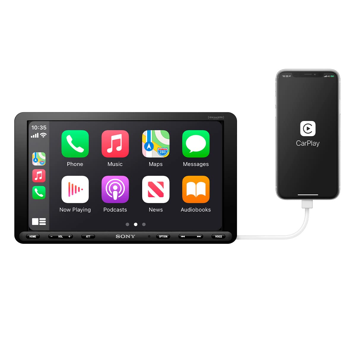 9 Inch Floating Car Stereo Apple CarPlay Android Auto HDMI Multimedia Receiver