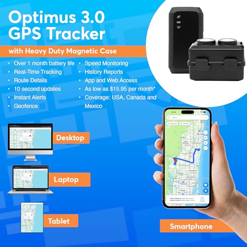 GPS Tracker Long Battery Waterproof Magnetic Vehicle Asset Tracking