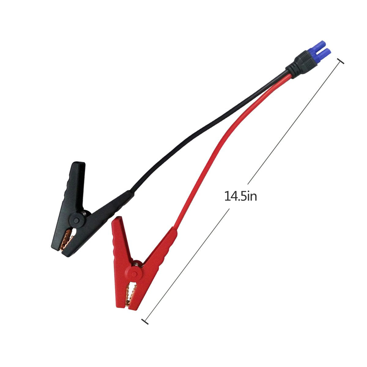 EC5 12V Jump Starter Cable with Alligator Clips 10AWG Emergency Battery Booster Cable