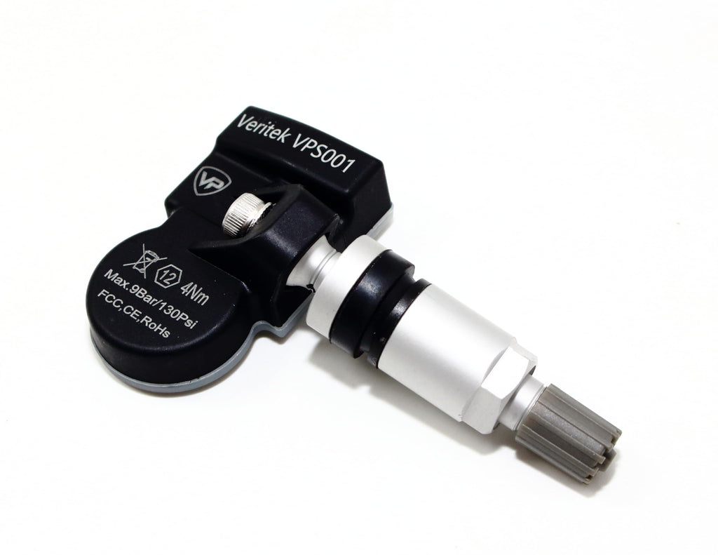 TPMS Tire Pressure Sensor Set of 4 433MHz Replacement Audi Bentley VW Aluminum Valve Stem