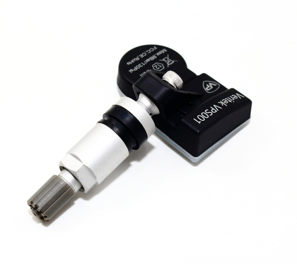 TPMS Tire Pressure Sensor Set of 4 433MHz Replacement Audi Bentley VW Aluminum Valve Stem