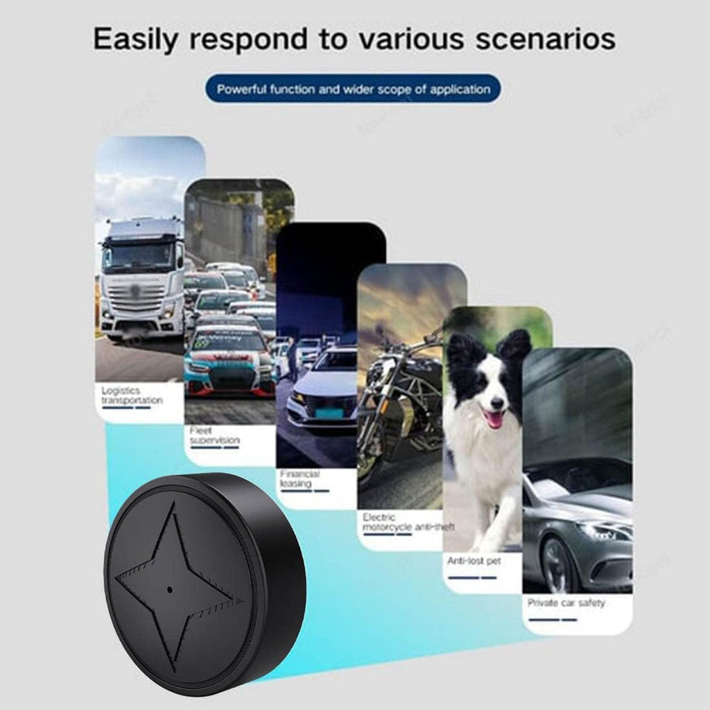 GPS Vehicle Tracker Magnetic Anti Lost Real Time Tracking No Subscription Mini Locator App