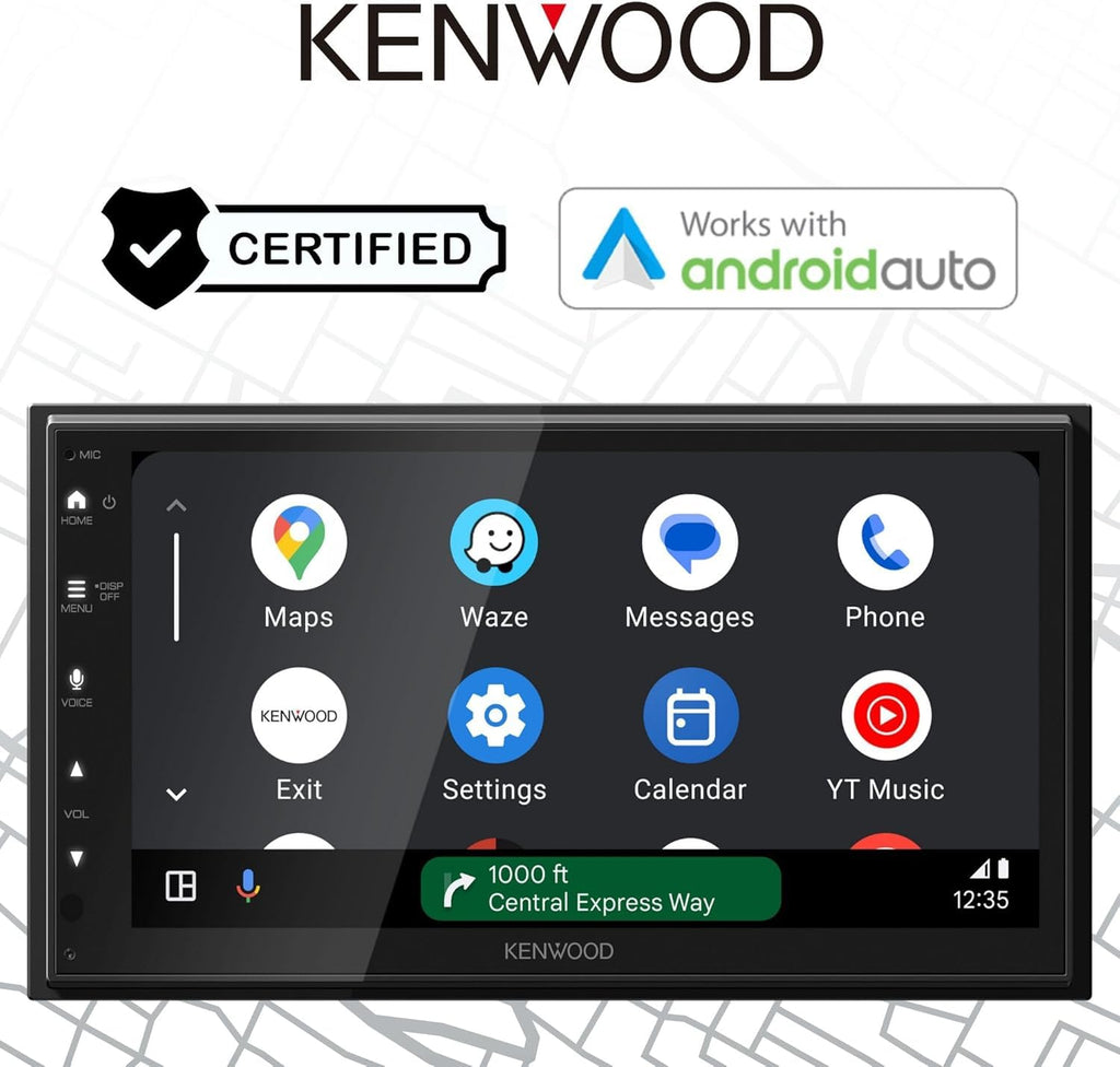 6.8 Inch Car Stereo Touchscreen Multimedia Receiver with Backup Camera