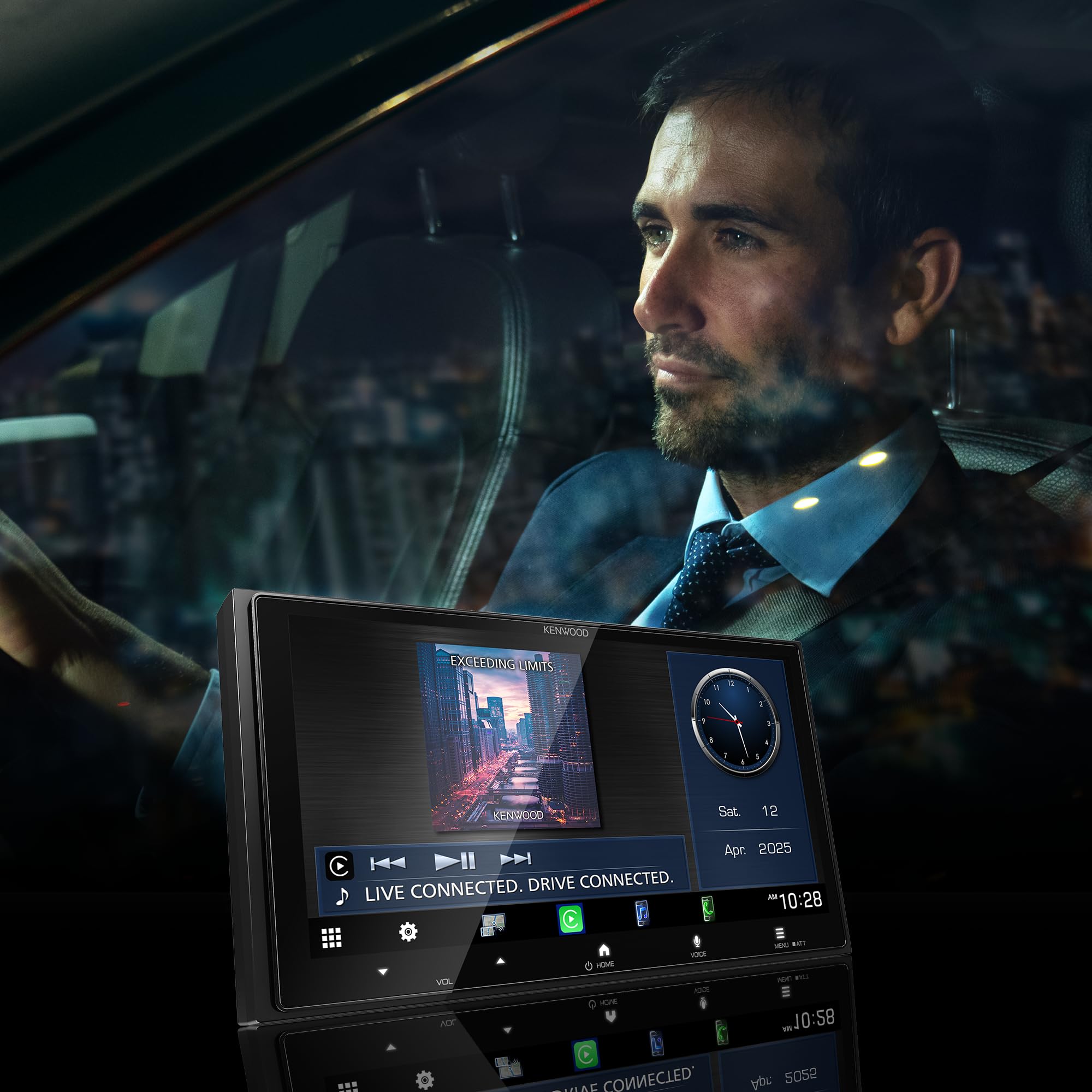 6.92 Inch Car Stereo Touchscreen Wireless Apple CarPlay Android Auto Bluetooth SiriusXM Ready Dual Camera Input