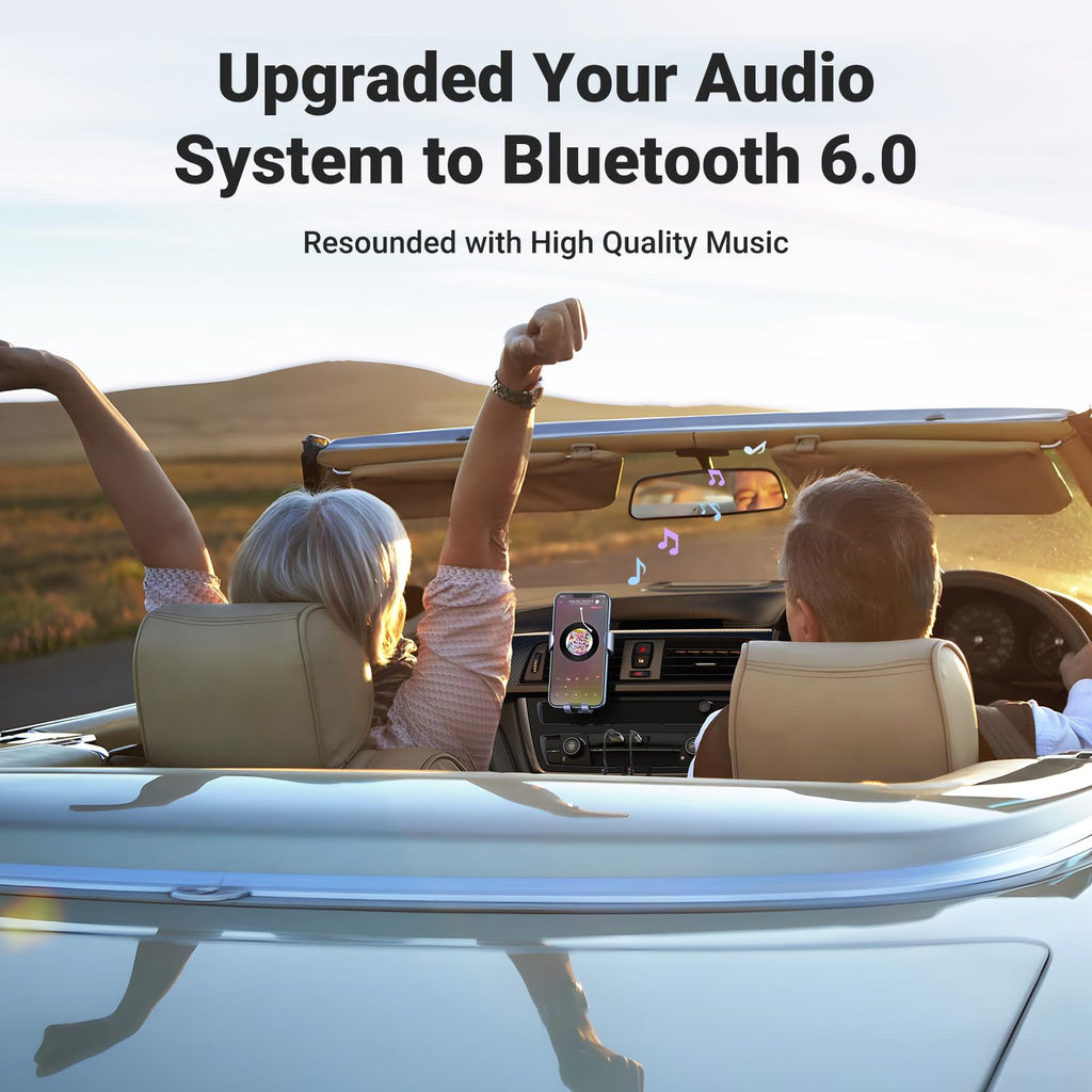 Bluetooth 3.5mm Aux Adapter Car Receiver Hands Free Calls USB Powered Audio Receiver