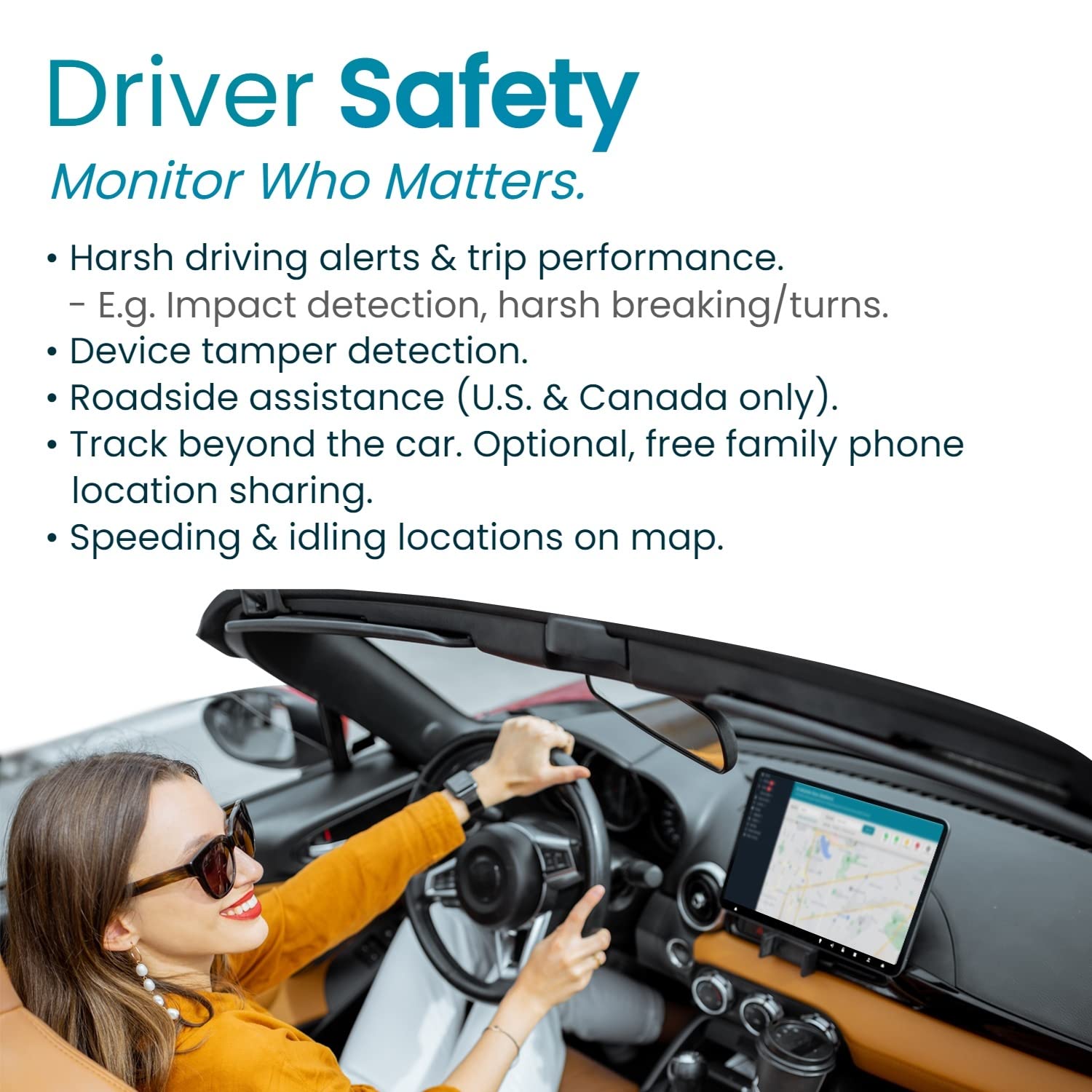GPS OBD Tracker Real Time Vehicle Tracking 4G Live Map Trip Replay Driving Alerts
