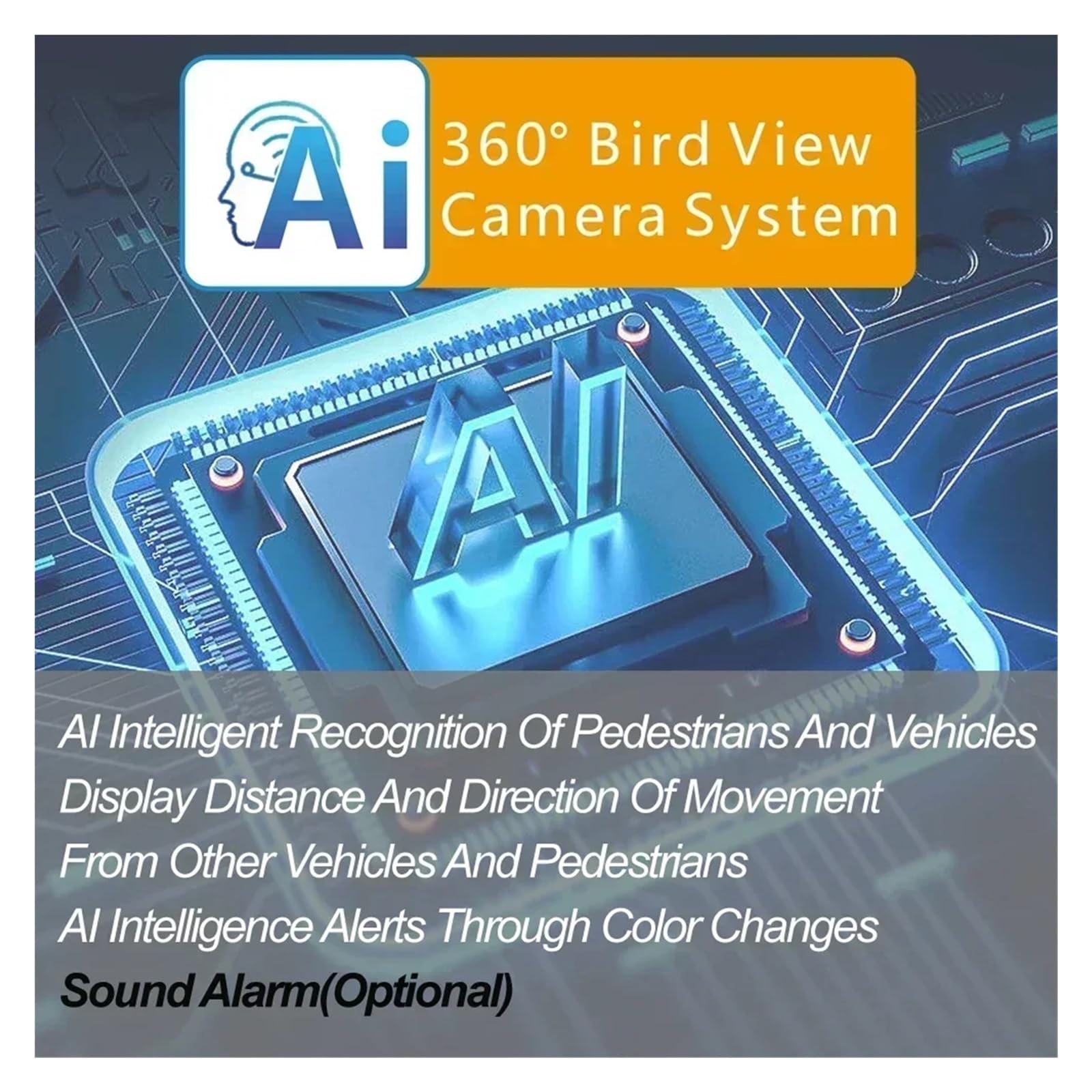 360 Degree Bird View Camera System for Volkswagen Commercial Vehicle 1080P Surround View DVR