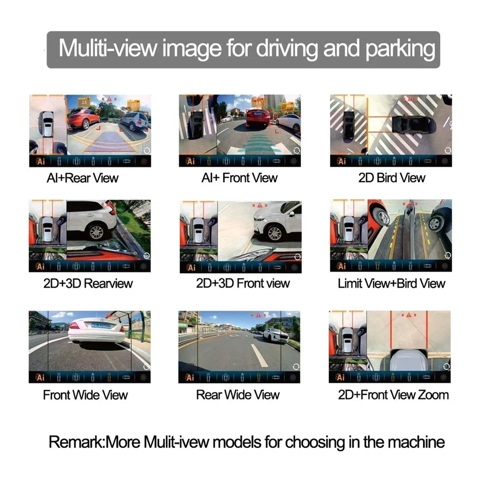 360 Degree Bird View Camera System for Volkswagen Commercial Vehicle 1080P Surround View DVR