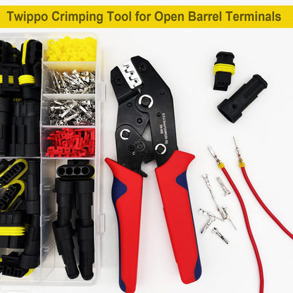 800Pcs Waterproof Automotive Electrical Wire Connector Kit with Crimping Tool