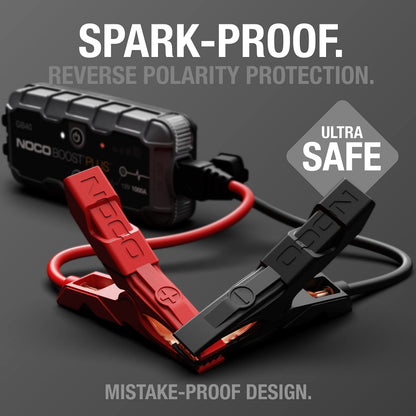 1000A 12V Lithium Jump Starter Power Bank for Gas & Diesel Engines