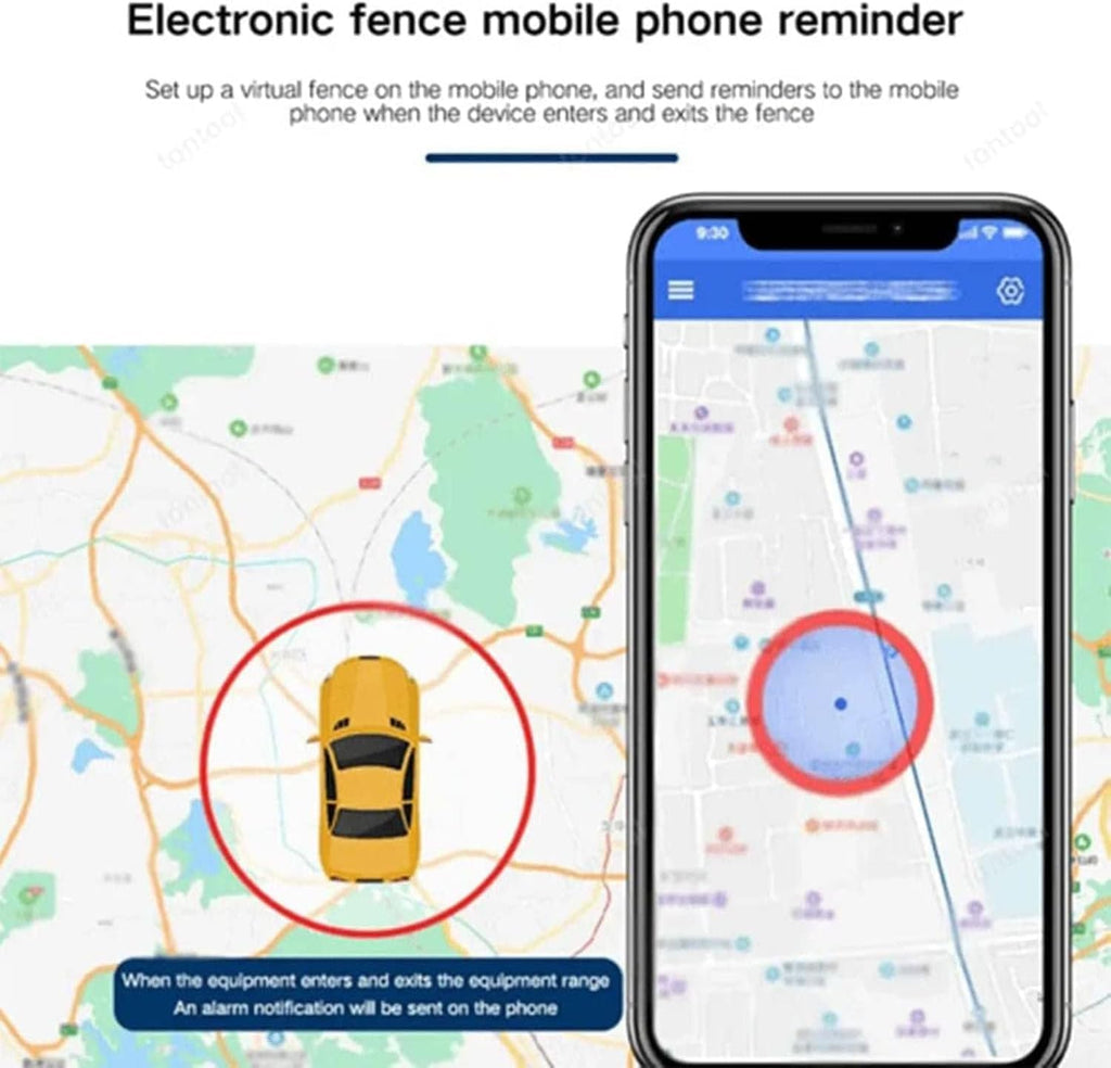 GPS Vehicle Tracker Magnetic Anti Lost Real Time Tracking No Subscription Mini Locator App