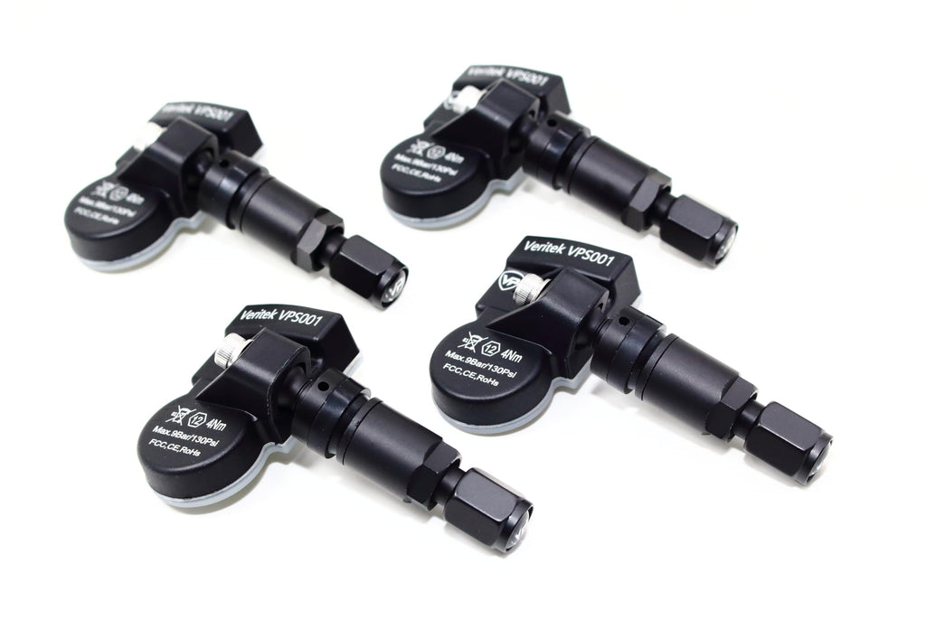 TPMS Tire Pressure Sensor Set of 4 433MHz Replacement Porsche 997 958 955 7PP907275B Aluminum Valve Stem