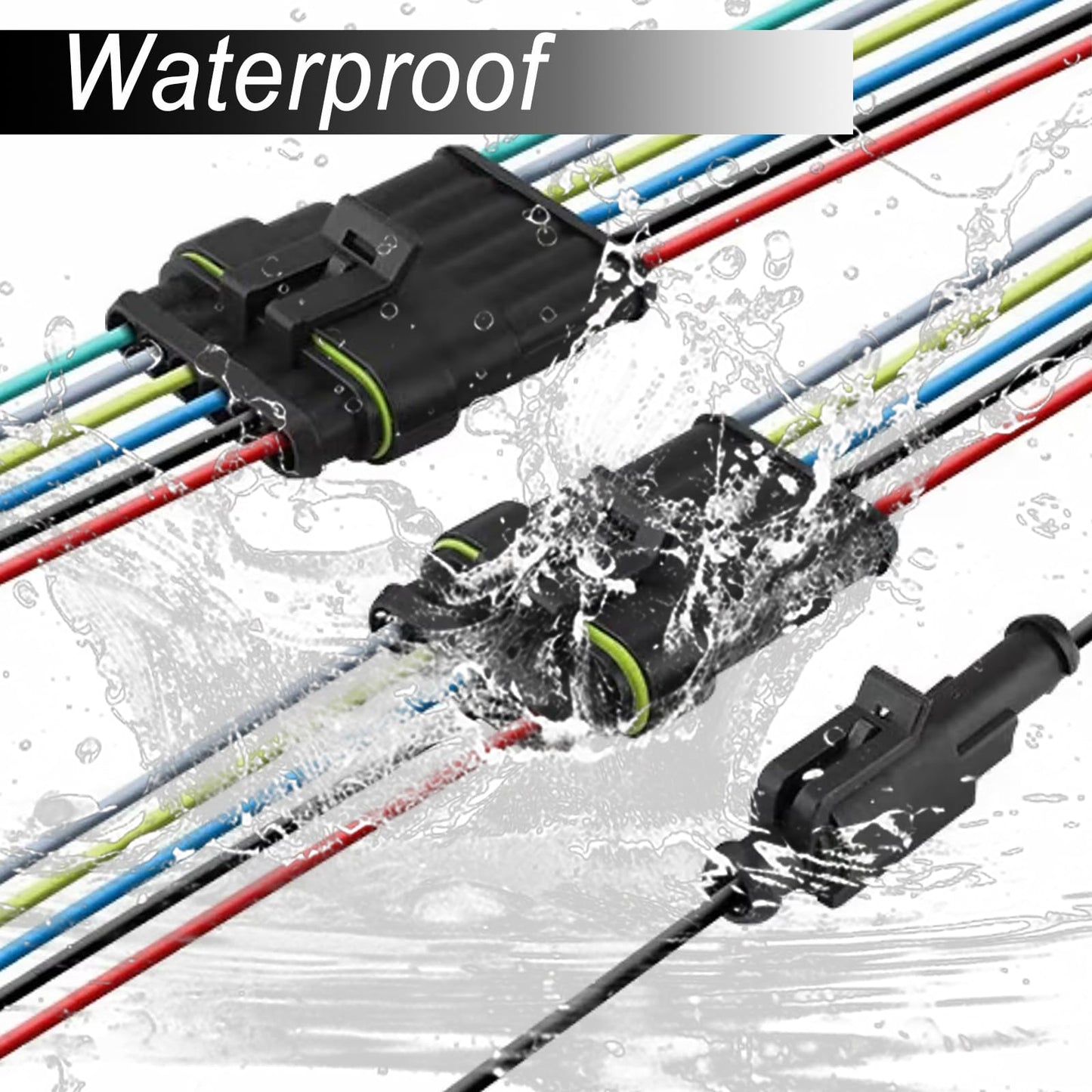 1008PCS Waterproof Automotive Electrical Connector Kit with Ratchet Crimping Tool