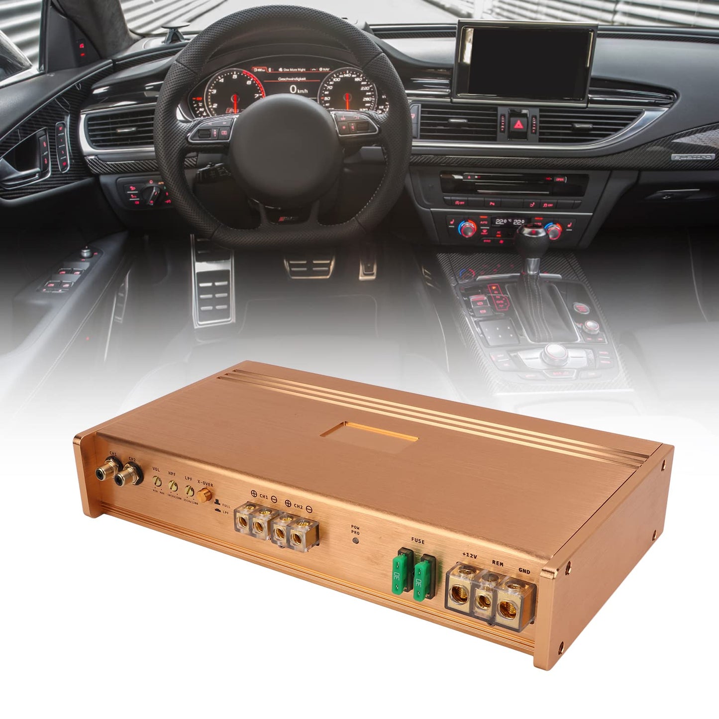High-Efficiency Universal Car Audio Amplifier