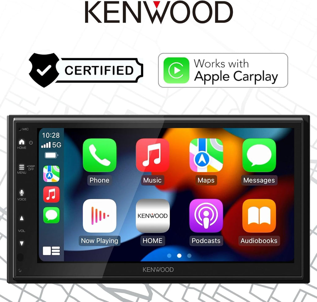 6.8 Inch Car Stereo Touchscreen Multimedia Receiver with Backup Camera