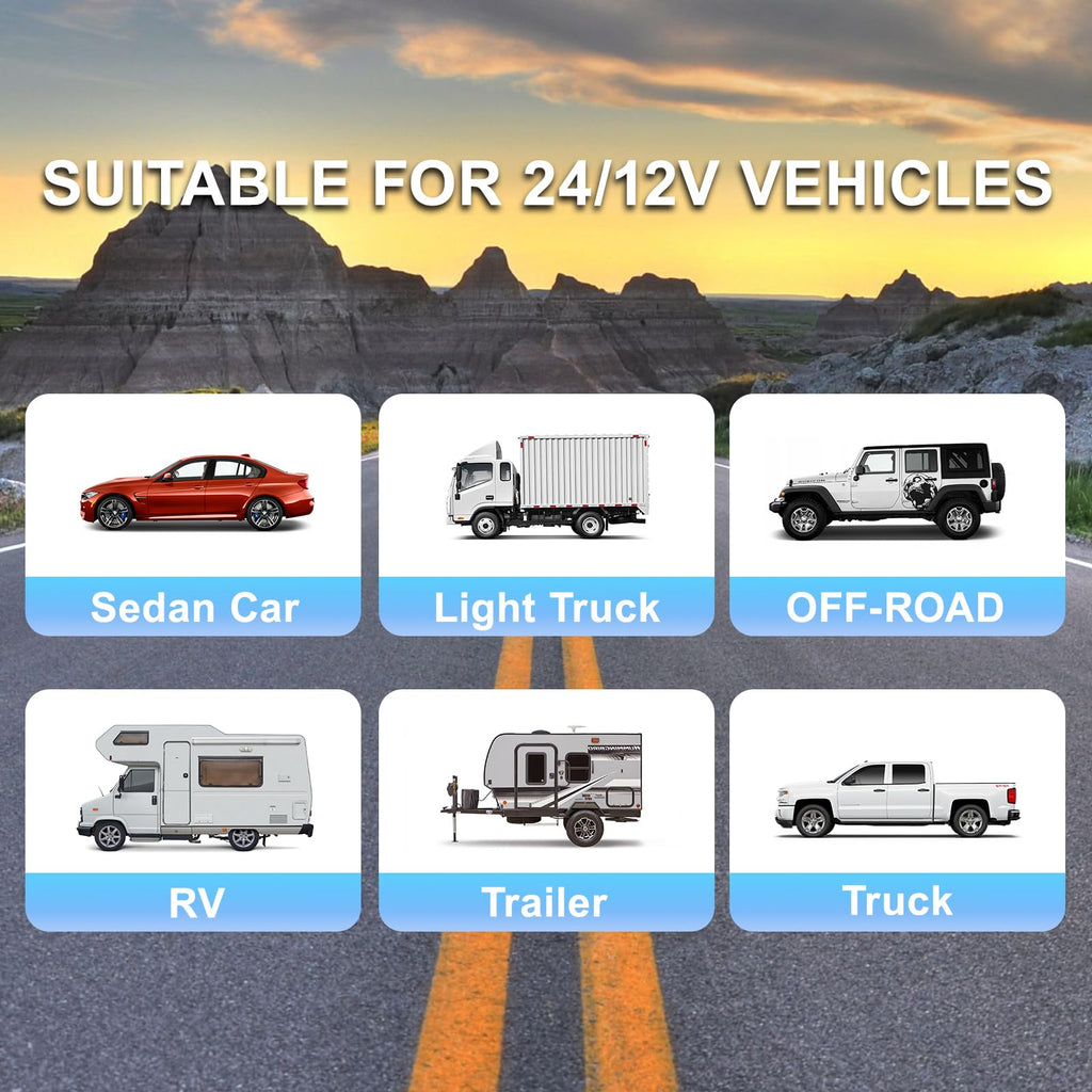 Wireless Parking Sensor Kit 4 Sensor Front Rear Audible Alert Adjustable Volume Display System