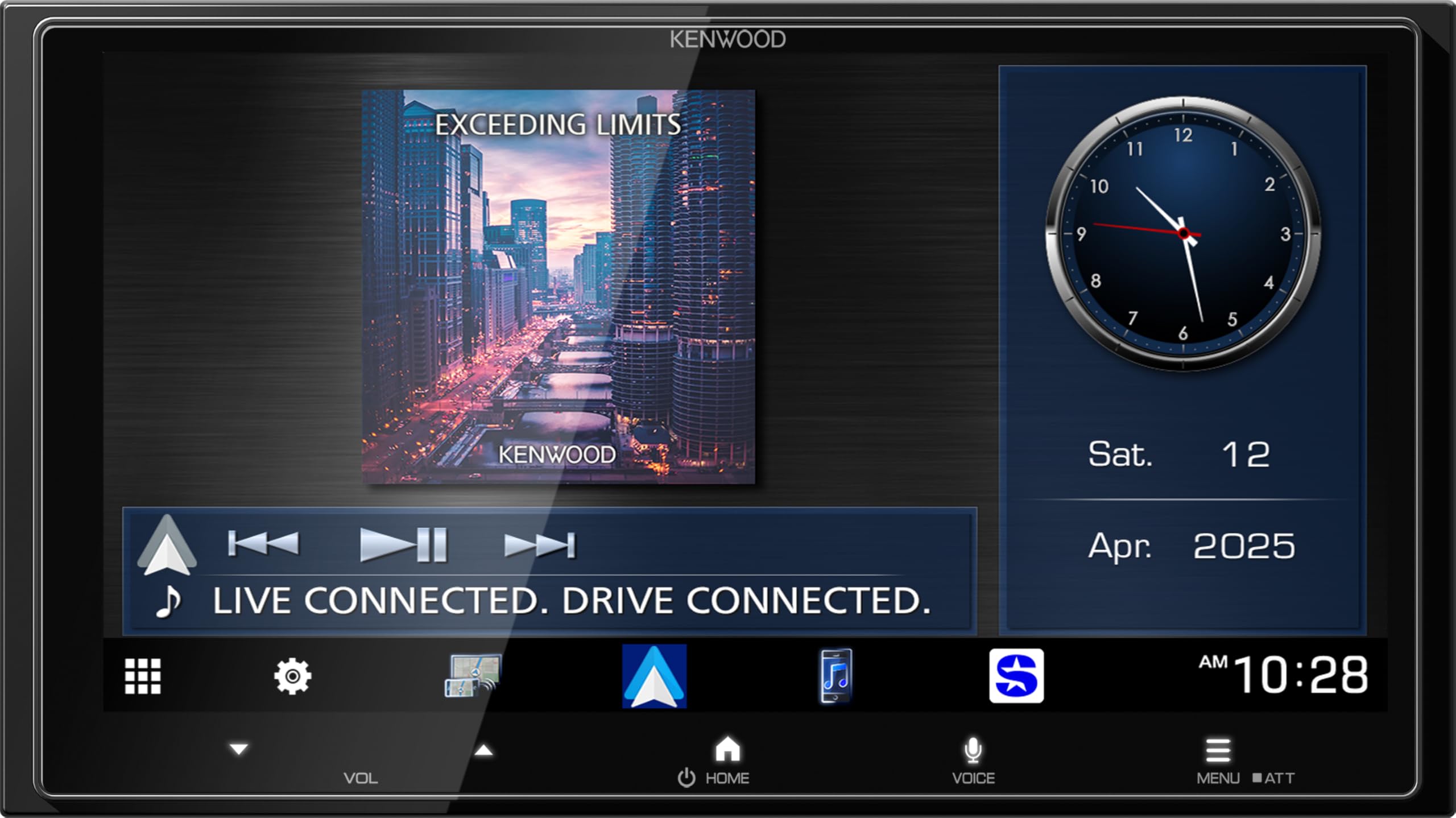 6.92 Inch Car Stereo Touchscreen Wireless Apple CarPlay Android Auto Bluetooth SiriusXM Ready Dual Camera Input