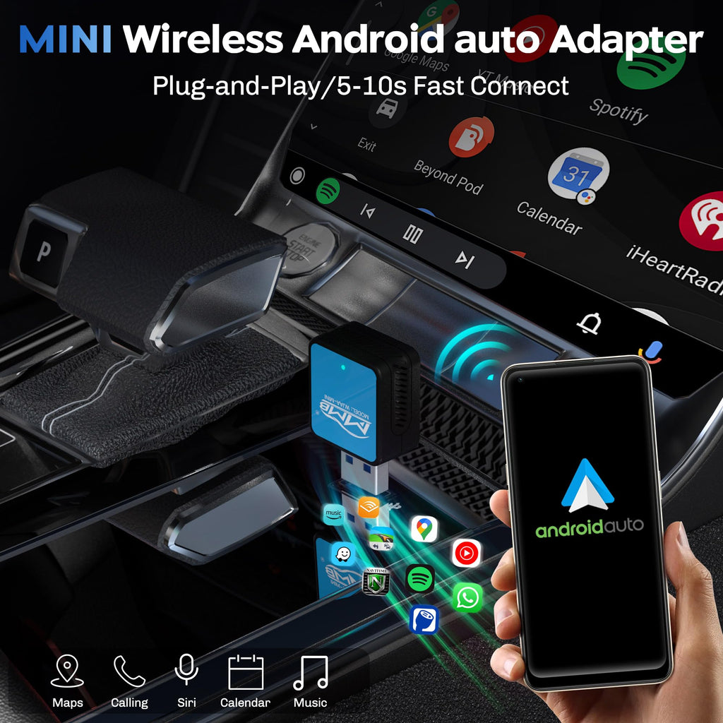 Wireless CarPlay Adapter Mini Plug and Play Auto Connect