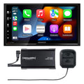 6.95 Inch Car Stereo Touchscreen Multimedia Receiver with Satellite Radio Tuner