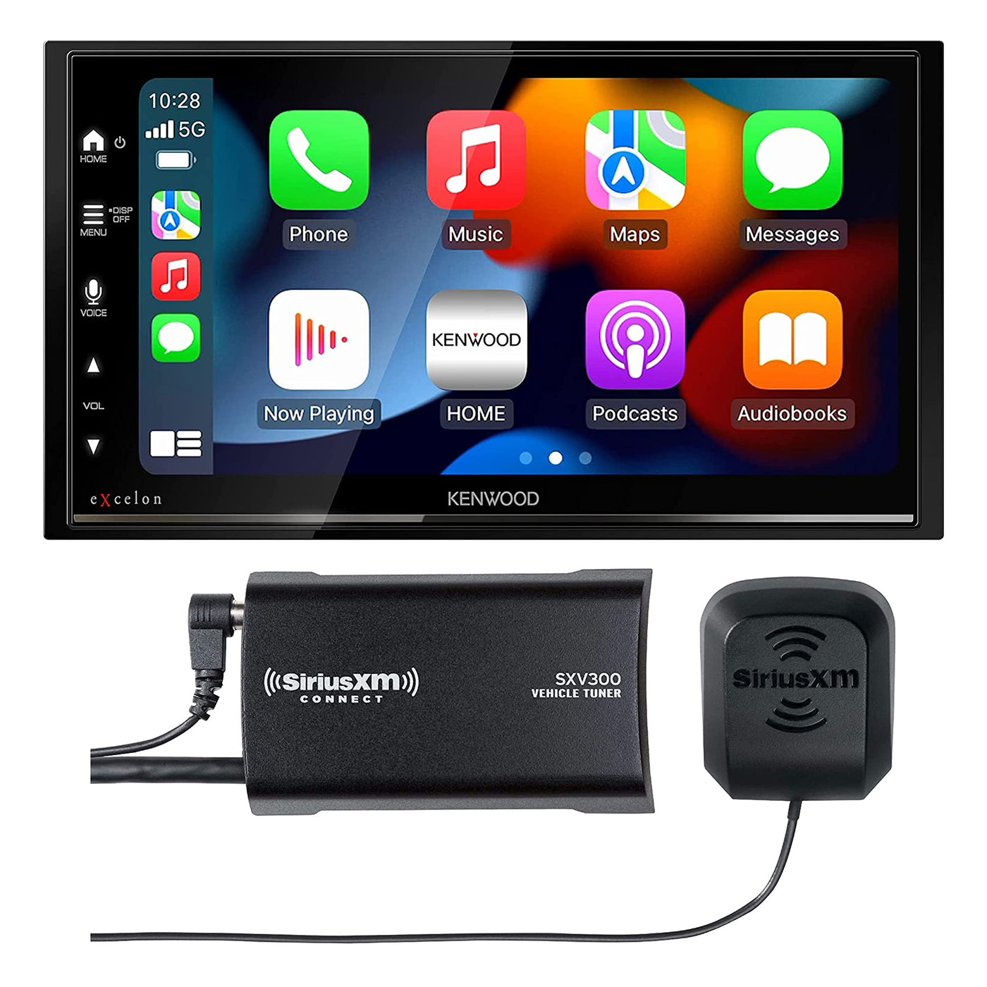 6.95 Inch Car Stereo Touchscreen Multimedia Receiver with Satellite Radio Tuner
